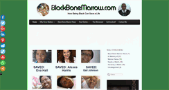 Desktop Screenshot of blackbonemarrow.com